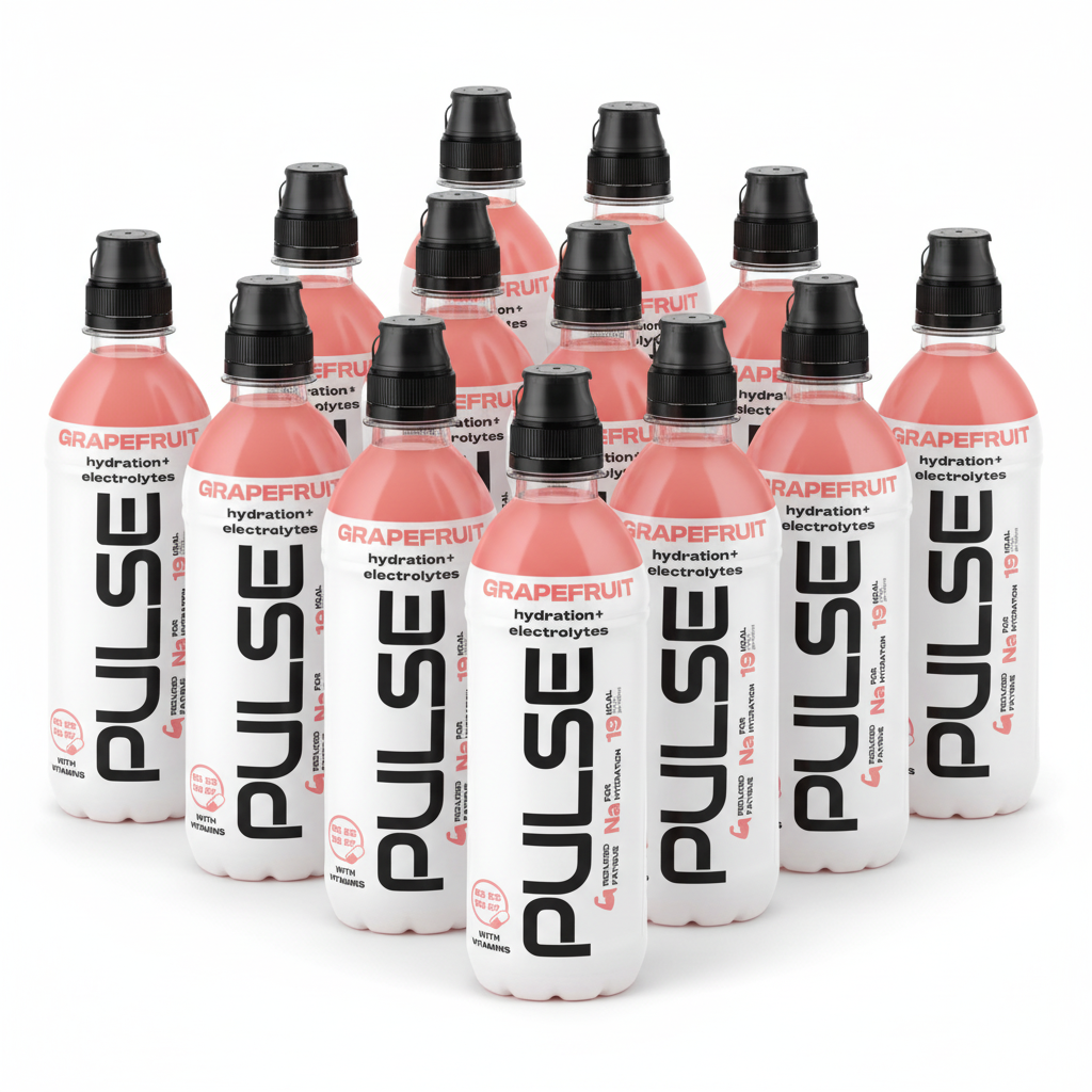 Pulse 12-Bottle Pack GrapeFruit Flavour
